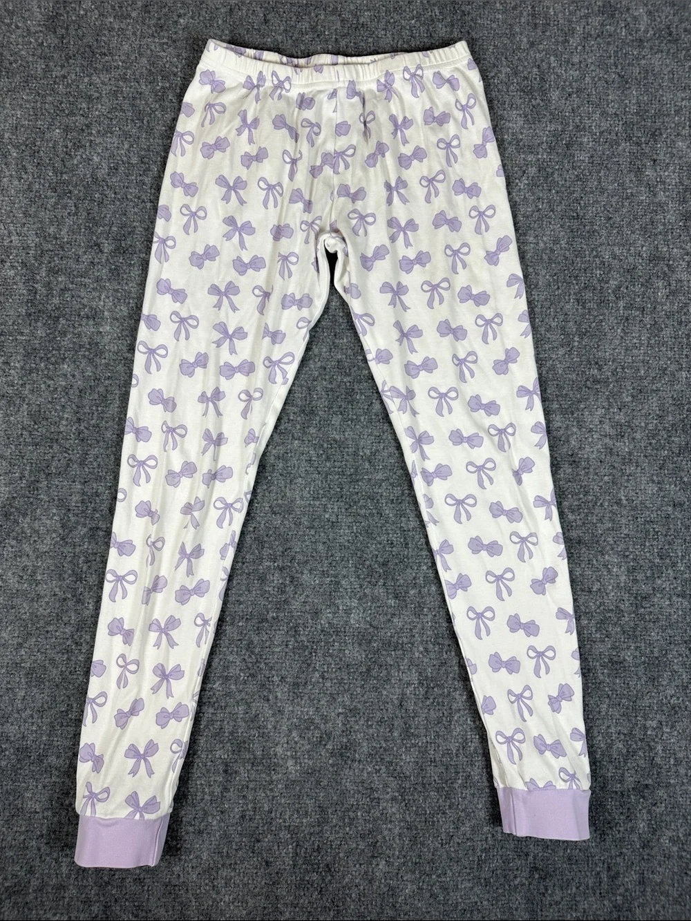 Eyelet & Ivy Wandering Bows Pajama Pants Pima Cotton Girl’s Size 14